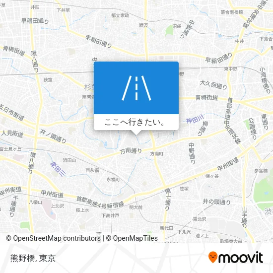 熊野橋地図
