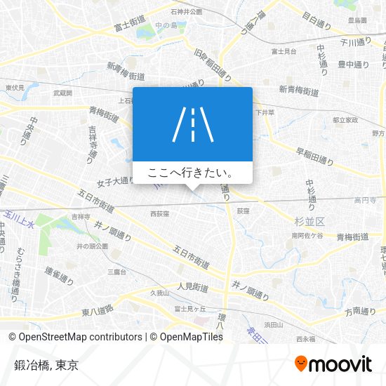 鍛冶橋地図