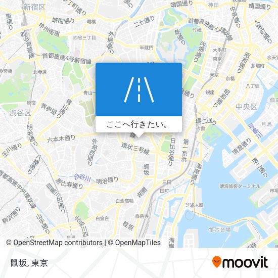 鼠坂地図