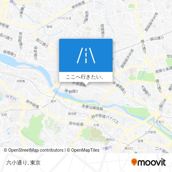 六小通り地図