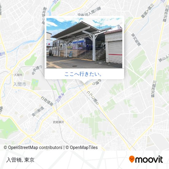 入曽橋地図
