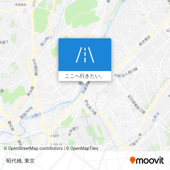 昭代橋地図
