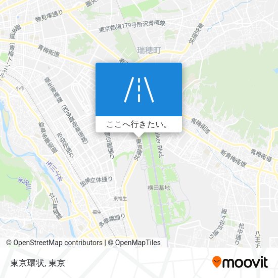 東京環状地図