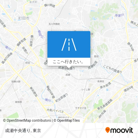 成瀬中央通り地図