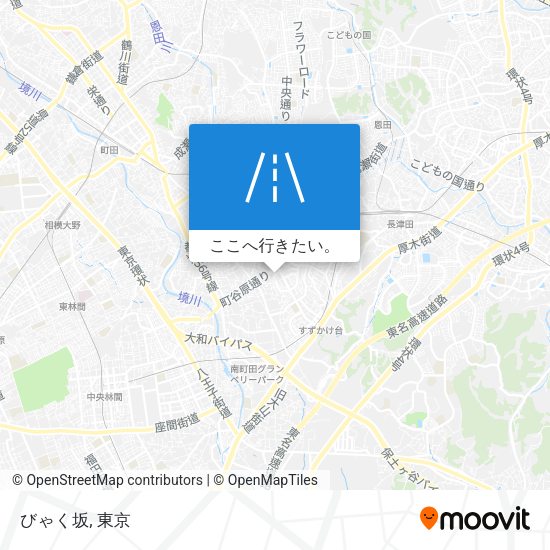 びゃく坂地図