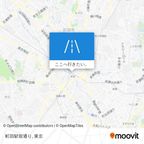 町田駅前通り地図
