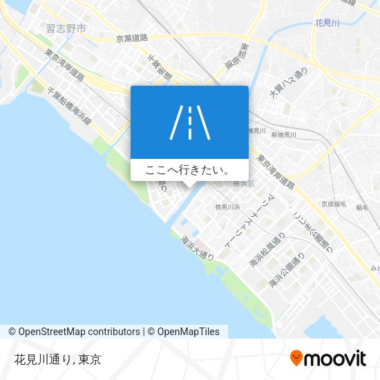 花見川通り地図