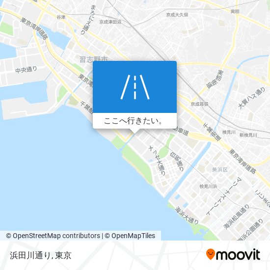 浜田川通り地図