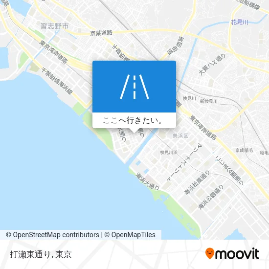 打瀬東通り地図
