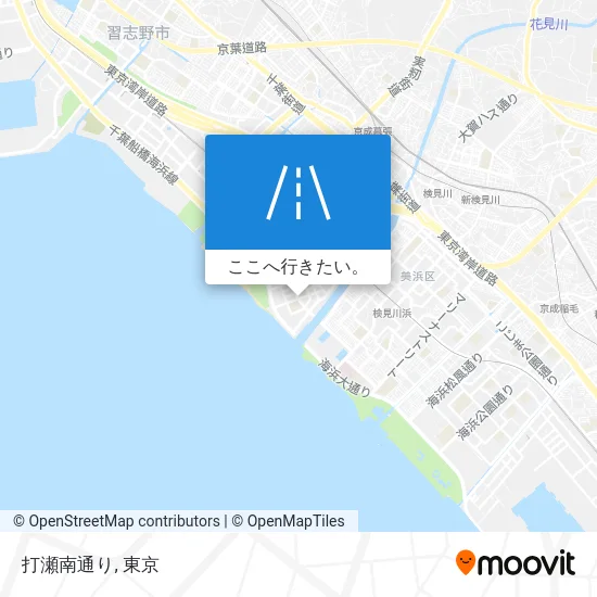 打瀬南通り地図