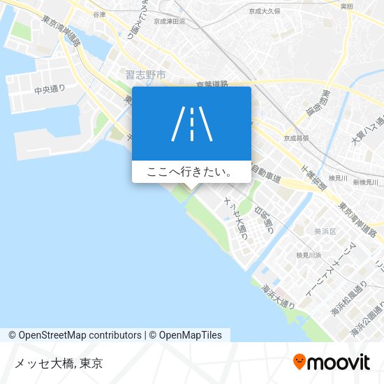 メッセ大橋地図