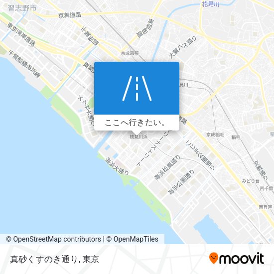 真砂くすのき通り地図