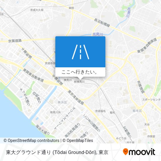 東大グラウンド通り (Tōdai Ground-Dōri)地図