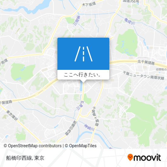 船橋印西線地図