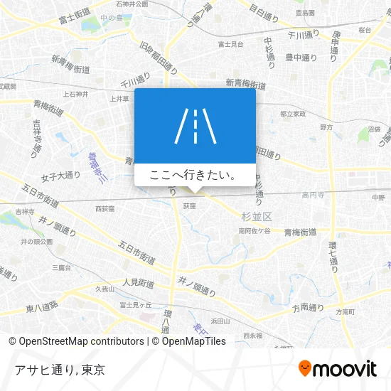 アサヒ通り地図