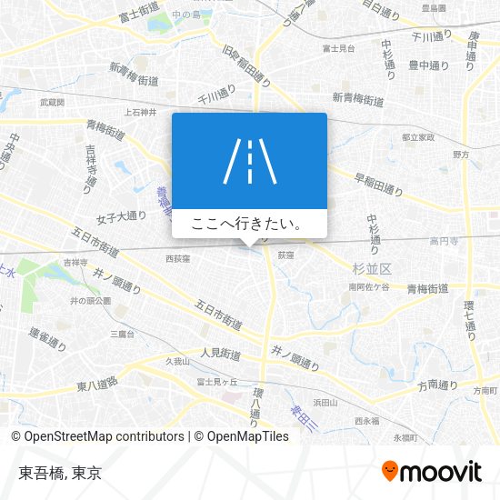 東吾橋地図