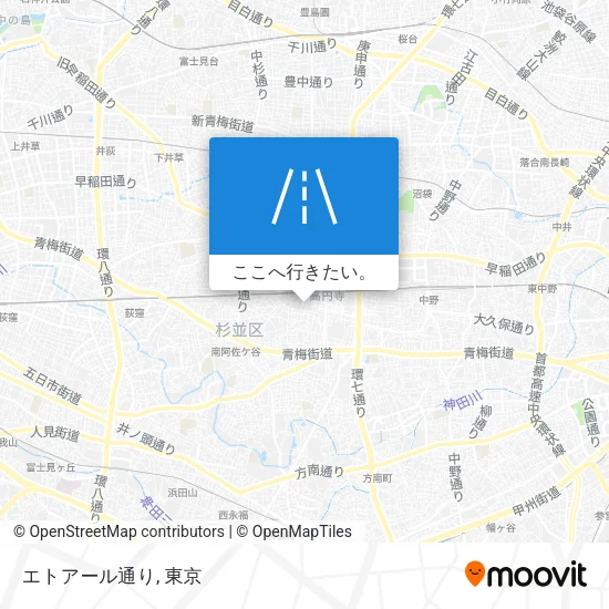 エトアール通り地図