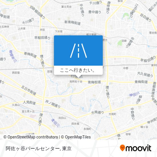 阿佐ヶ谷パールセンター地図