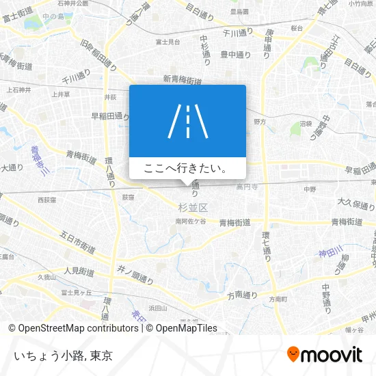 いちょう小路地図