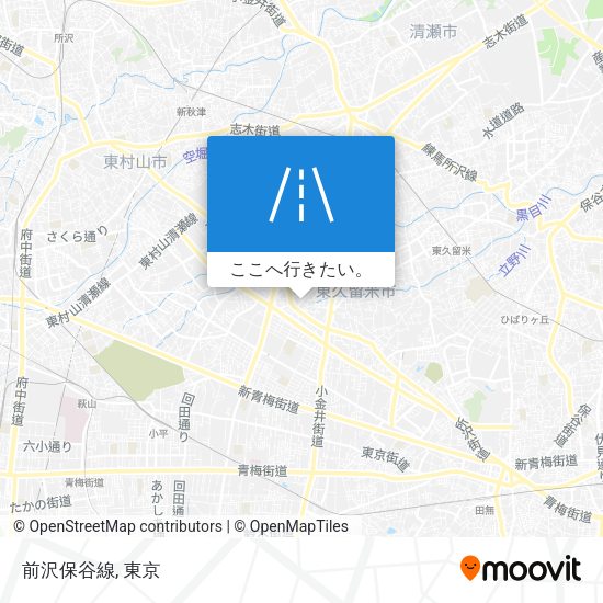 前沢保谷線地図