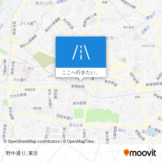 野中通り地図