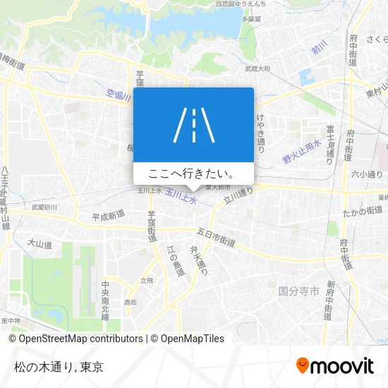松の木通り地図