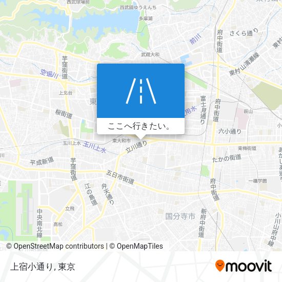 上宿小通り地図