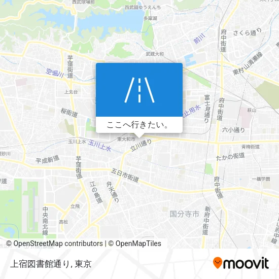 上宿図書館通り地図