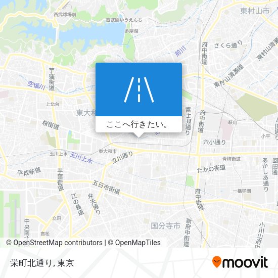 栄町北通り地図