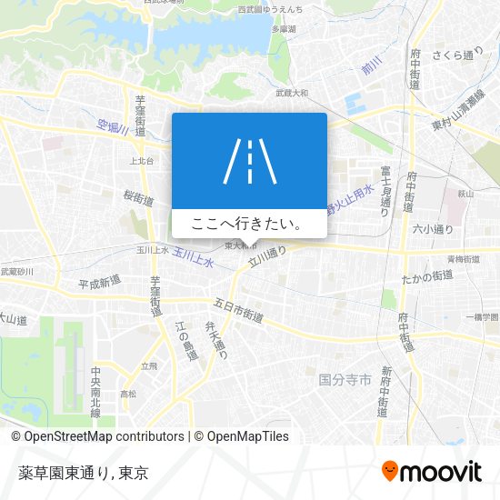 薬草園東通り地図