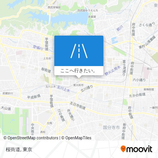 桜街道地図