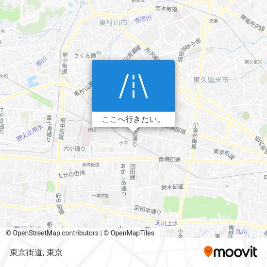 東京街道地図
