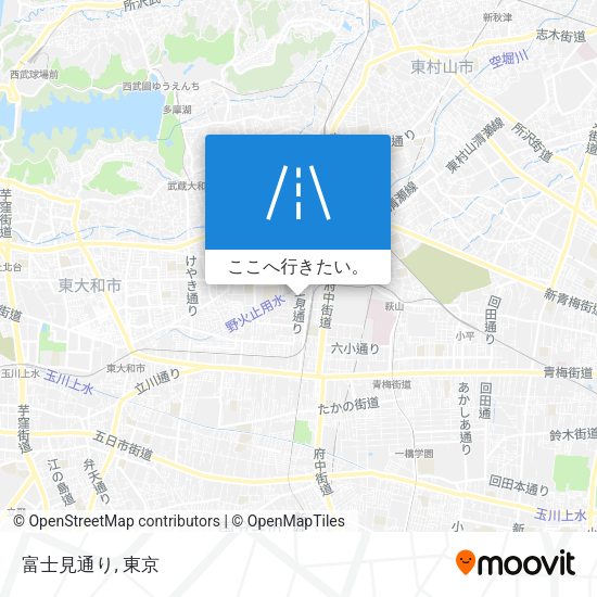 富士見通り地図
