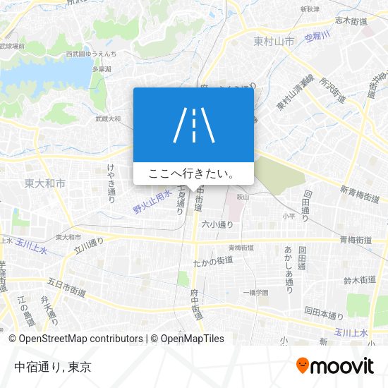 中宿通り地図