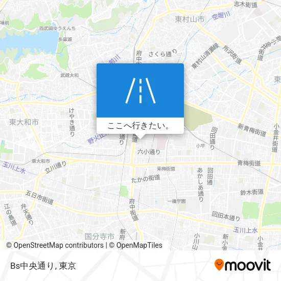 Bs中央通り地図