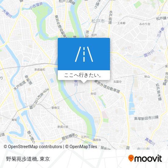 野菊苑歩道橋地図