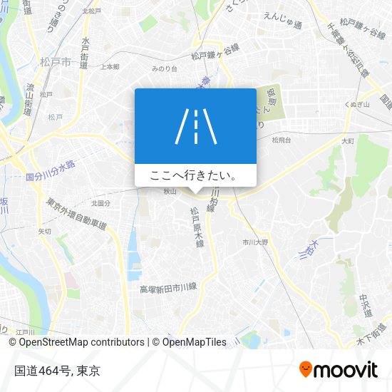 国道464号地図