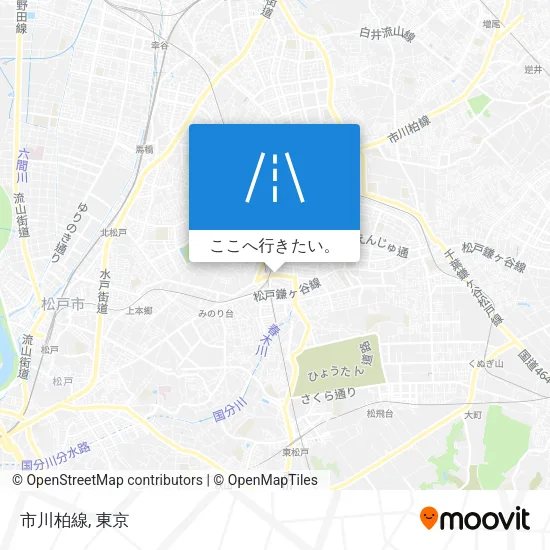 市川柏線地図