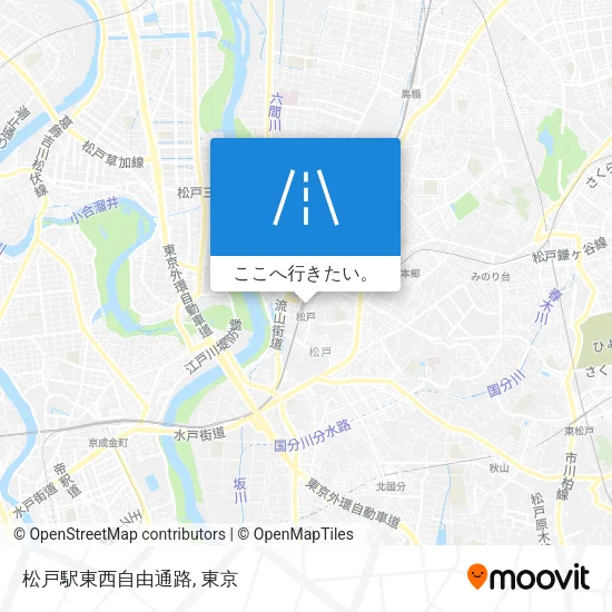 松戸駅東西自由通路地図