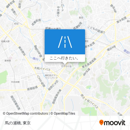 馬の瀬橋地図