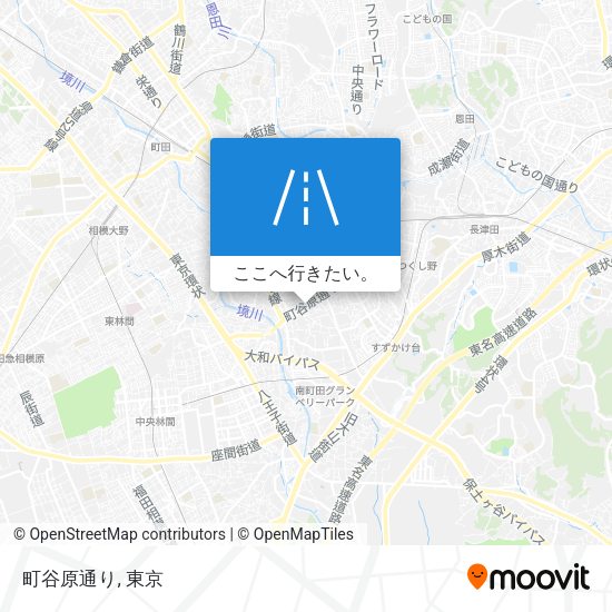 町谷原通り地図