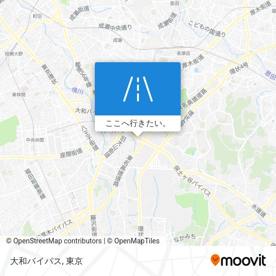 大和バイパス地図