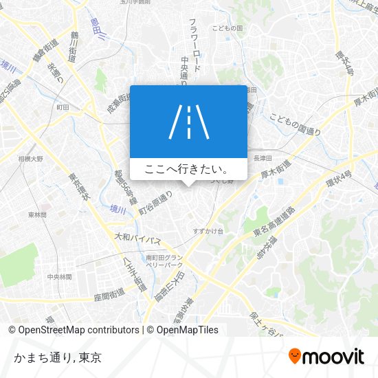 かまち通り地図