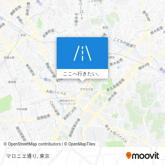 マロニエ通り地図