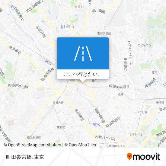町田参宮橋地図