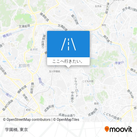 学園橋地図