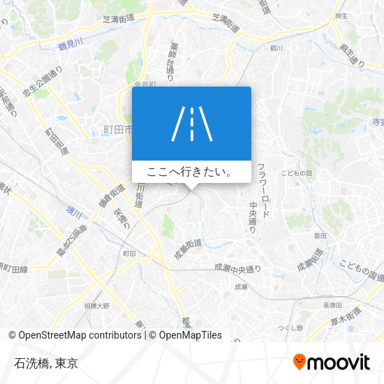 石洗橋地図