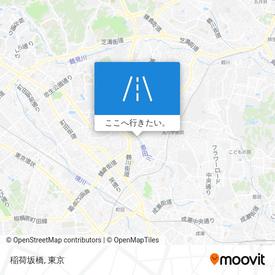 稲荷坂橋地図