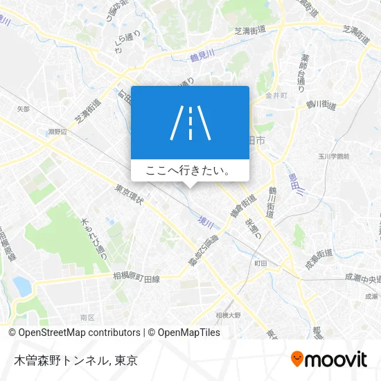 木曽森野トンネル地図