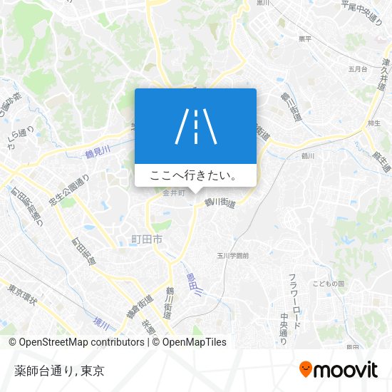 薬師台通り地図